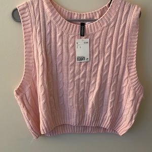 H&M Pink Sweater Vest